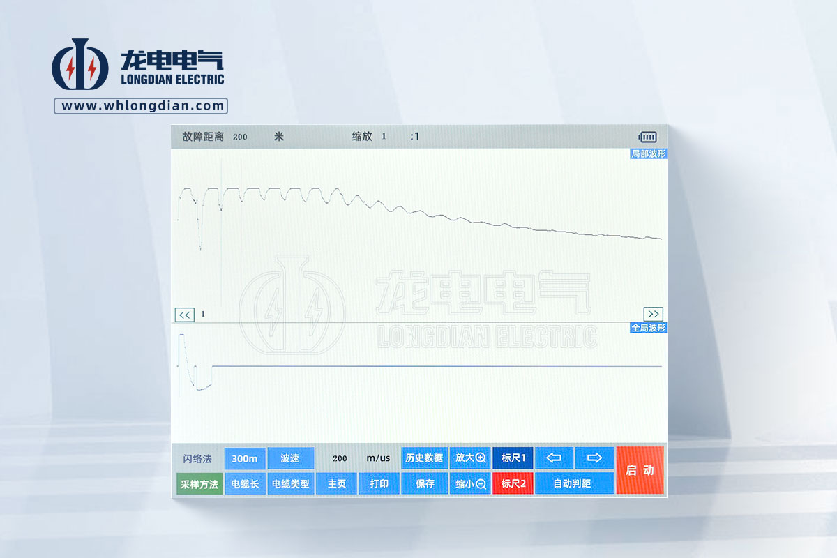 电缆故障测试仪波形图 电缆故障测试仪波形图