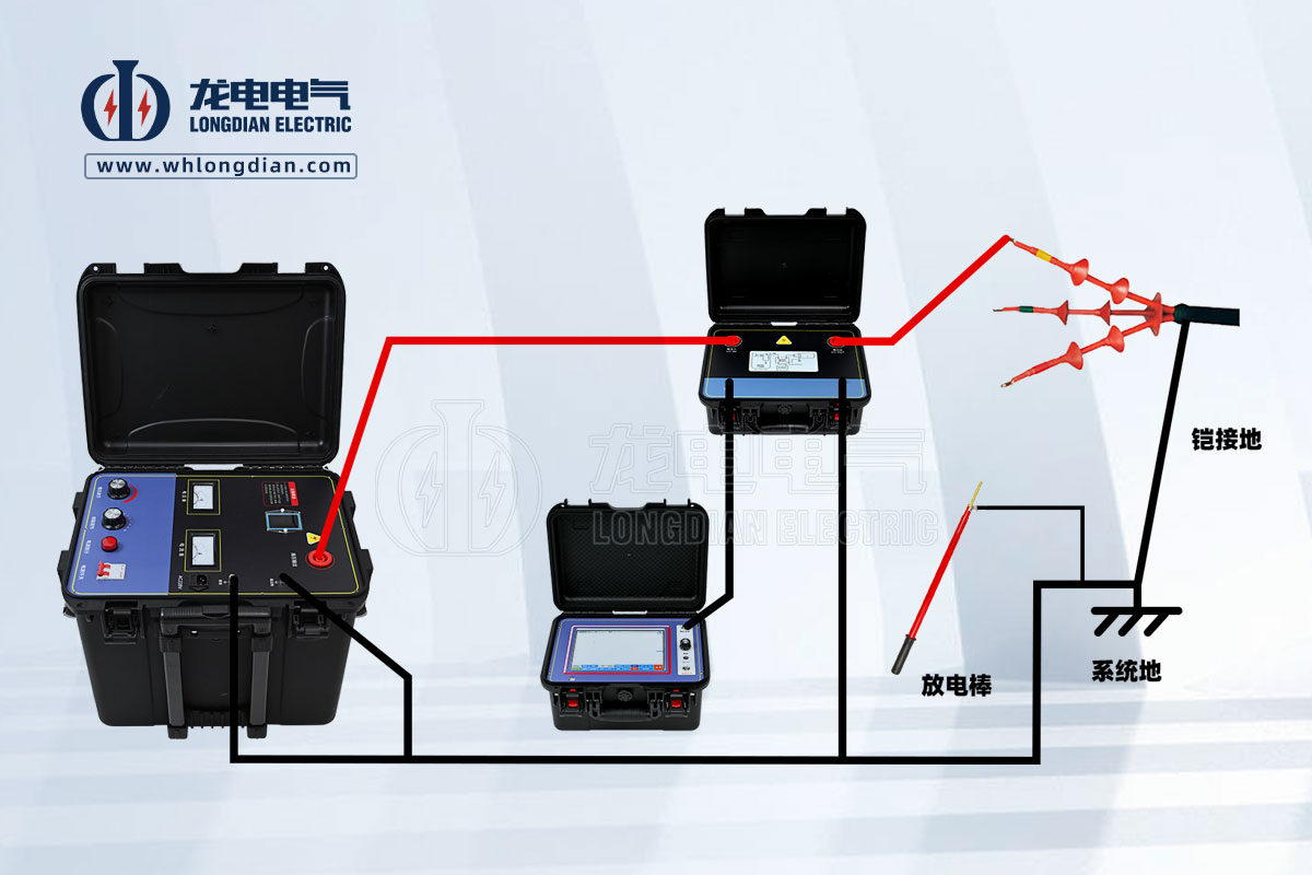 LD2004 电缆故障测试仪接线图